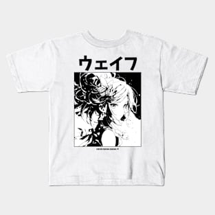 Anime Girl Japan Streetwear Manga Aesthetic Kids T-Shirt